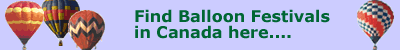 Balloon Festivals in Canada Directory